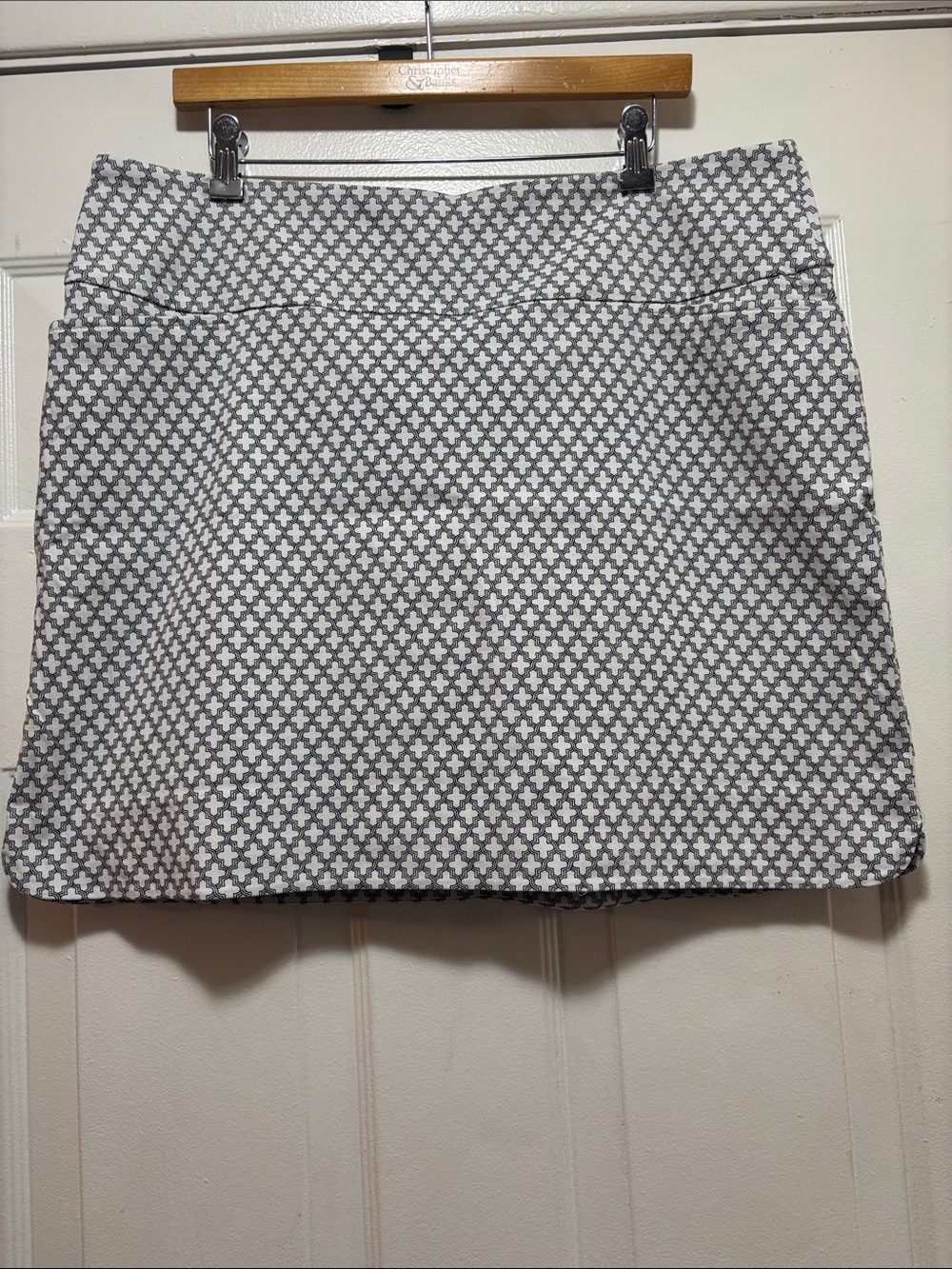 Black and White Skort